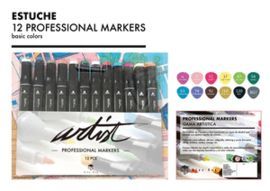 ESTUCHE 12 ROTULADORS GAMA ARTIST COLORES BASICOS