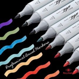 ROTULADORES PROFESSIONAL BRUSH MARKER PASTEL COLOR