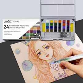 CAJA ACUARELA POCKETBOX ARTIST 24 COLORES
