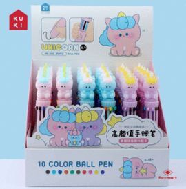 EXPOSITOR 36 BOLIGRAFO 10 COLORES UNICORNIOS