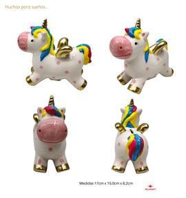 HUCHA PARA SUEÑOS UNICORNIO GOLD