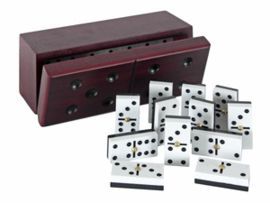 JUEGO DOMINO CON ESTUCHE DE MADERA EXCLUSIVE