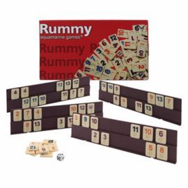 JUEGO RUMMY AQUAMARINE 4 JUGADORES