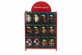 EXPOSITOR MADERA LACADA 24 JUEGOS IMPOSIBLES MINI