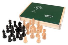 JUEGO PIEZAS DE AJEDREZ STAUNTON 4 EN ESTUCHE EXCL