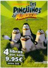 PACK PINGUINOS DE MADAGASCAR 4 LIBROS