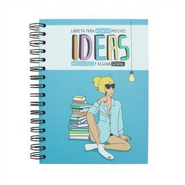 LIBRETA A5 CARTONÉ MODERNA DE PUEBLO IDEAS