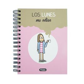 LIBRETA A5. P8LADAS. LOS LUNES ME ODIAN