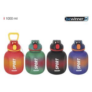 BIDON SPORT MULTICOLOR 1000ML BEWINNER SURTIDO