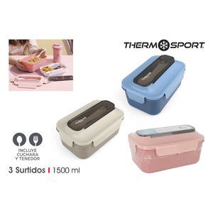 FIAMBRERA RECTANGULAR 1500ML THERMOSPORT SURTIDO