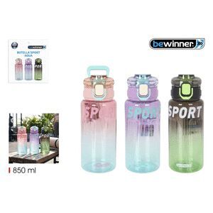 BOTELLA SPORT TRANSPARENTE MULTI 850ML BEWINNER SU