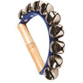 CORONA 9 CASCABELES MANGO MADERA SEMICIRCULAR