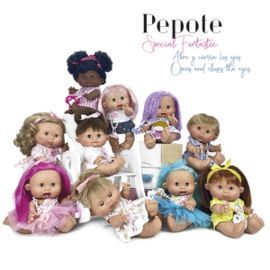 EXPOSITOR 8 PEPOTE SPECIAL FUNTASTIC MUÑECO
