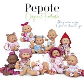 EXPOSITOR 8 PEPOTE ORIGINAL FUNTASTIC MUÑECO