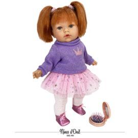 MUÑECA TITA TUTU MOCHILA PELIRROJA