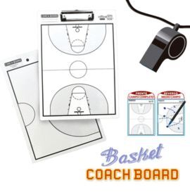 PIZARRA TACTICA COACH BOARD BALONCESTO CON PINZA