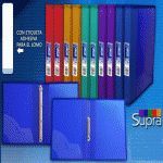 CARPETA A4 2AN 16MM SUPRA PP COLORES SURTIDOS