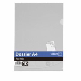 DOSSIER UÑERO A4 CRISTAL OFFICE BOX