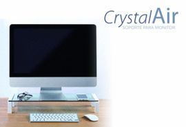 SOPORTE MONITOR CRISTALAIR BLANCO