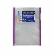 FUNDA MULTITALADRO F BOLSA 10U BORDE COLOR MORADO