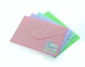 SOBRE CON CIERRE VELCRO V-LOCK A6 BLUSH 10 UNIDADE