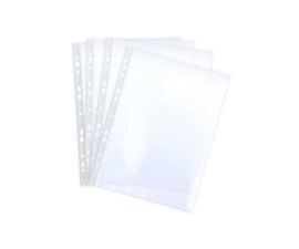 BOLSA 10 FUNDAS CRISTAL MULTITALADRO TAMAÑO A4 80