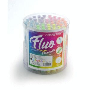 BOTE 50 MARCADORES FLUO SURTIDOS