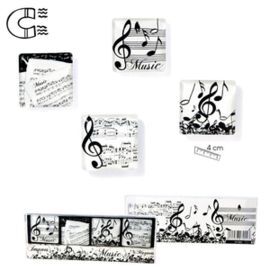 SET 4 IMANES MUSICA