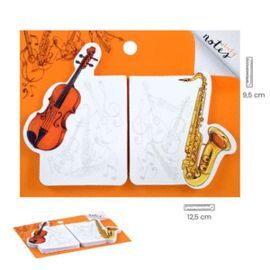 SET NOTAS ADHESIVAS VIOLIN TROMPETA