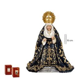 FIGURA VIRGEN MACARENA COLOR NEGRO 15 CM