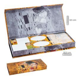 CAJA NOTAS ADHESIVAS SURTIDAS EL BESO