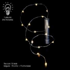 TIRA CON 15 LEDS