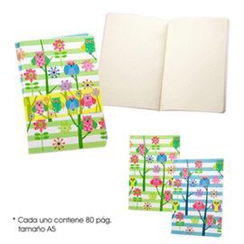 SET 2 CUADERNOS A5 BUHOS JAVIER 17/377
