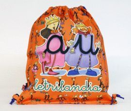 BOLSA MOCHILA LETRILANDIA