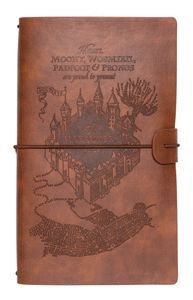 CUADERNO DE VIAJE TAPA CUERO HARRY POTTER