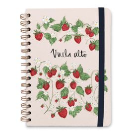 CUADERNO TAPA FORRADA A5 BULLET ANA MARIN