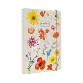 CUADERNO ENCUADERNACION ARTESANAL A5 BOTANICAL FLO