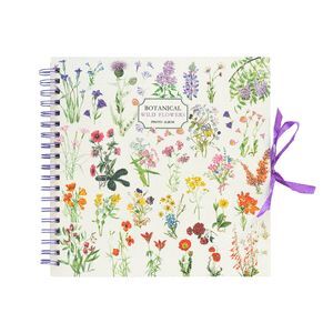SCRAPBOOK ALBUM FOTO 26X26CM 40 PAGINAS WILD FLOWE
