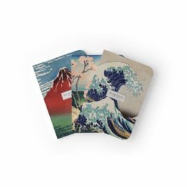 PACK 3 CUADERNOS A5 HOKUSAI KOKONOTE