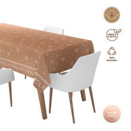 ROLLO MANTEL 1,2X2,5M DECORADO ORO ROSA 1UD