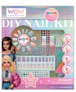 SET DE MANICURA CON UÑAS PERFUMADAS WOW GENERATION