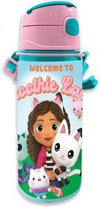 BOTELLA CON ASA 600 ML GABBYS DOLLHOUSE