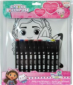 PINTA CON NUMEROS GABBYS DOLLHOUSE