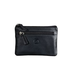 MONEDERO PIEL NEGRO COLECCION EXOTIC LEATHER