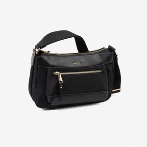 BOLSO BANDOLERA MUJER NEGRO BERJA 27X18X10CM