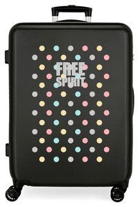 MALETA MEDIANA MOVOM FREE DOTS RIGIDA 68CM