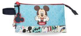 ESTUCHE MICKEY BE COOL TRIPLE
