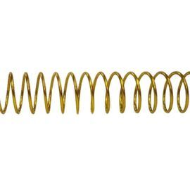 ESPIRAL METALICA PASO 5:1 (5MM) 12 MM ORO C/100