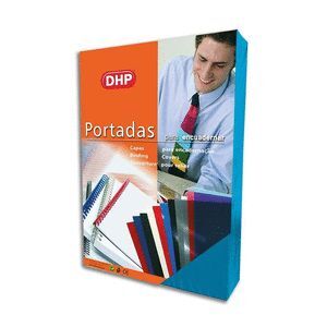 PORTADA GOFRADA PIEL Nº 8 1000 GR A4 30 AZUL FLUOR