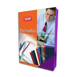 PORTADA GOFRADA PIEL Nº 8 1000 GR A4 60 PURPURA FL